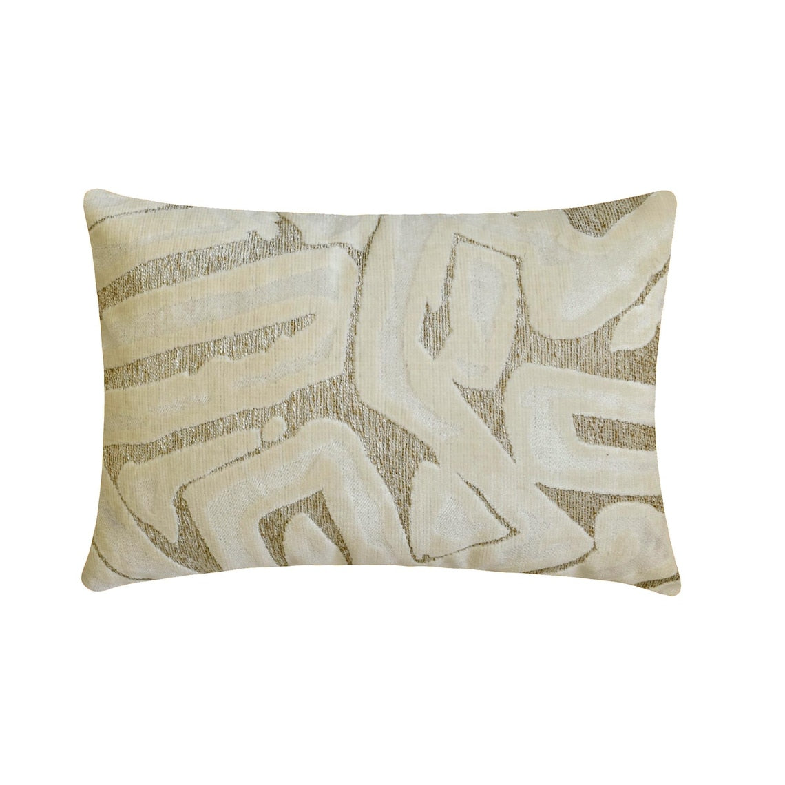 Abstract Drift Lumbar Pillow Cover