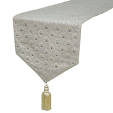 Silver Crest Decorative Table Runner