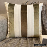 Velvet Band Earthy Throw Cushion Cover