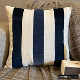 Velvet Band Navy Throw Cushion Cover