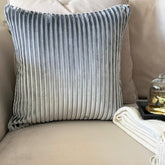 Gray Lines Throw Cushion Cover