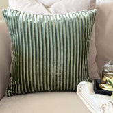 Sage Lines Throw Cushion Cover