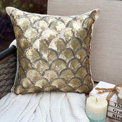 Singing Mermaid Throw Pillow Cover