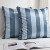 Blue Vertical Throw Cushion Cover