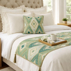 Chantico Decorative Bed Runner and Cushion Cover