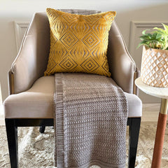 Chartreuse Velvet Throw Cushion Cover - Chartreuse Prism