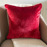Festive Rouge Throw Cushion Cover