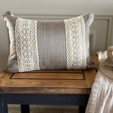 Pearl Weave Lumbar Cushion Cover