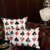 Four Suits Throw Cushion Cover