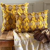 Golden Savanna Throw Cushion Cover