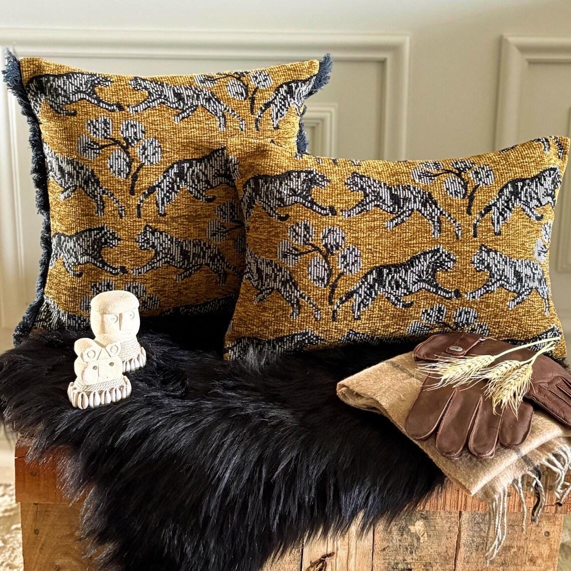 Twilight Prowl Lumbar Cushion Cover
