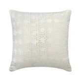 Sharing My Charm - White Velvet Throw Pillow Cover