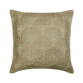 Pearl Deeds - Beige Linen Throw Pillow Cover