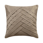 Stone Grey No Limits No Lines - Stone Gray Suede Throw Pillow Cover