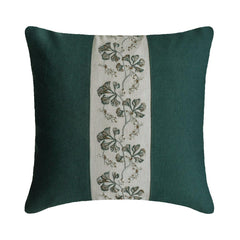 Teal Linen Throw Cushion Cover - Teal Reverie