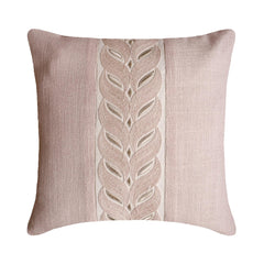 Pink Linen Throw Cushion Cover - Blush Heirloom