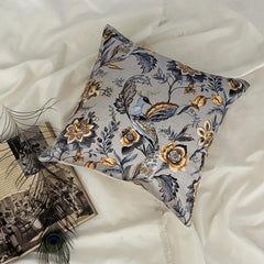 Peacock Beau Throw Cushion Cover