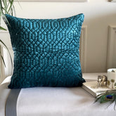 Irresistible Teal Throw Cushion Cover