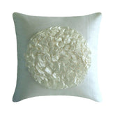 Vintageous - Ivory Suede Decorative Euro Sham