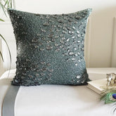 Peacock Jewel Throw Pillow Cover