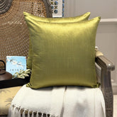 Olive Green Luxury Throw Cushion Cover