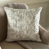 Foil Chevron Throw Cushion Cover