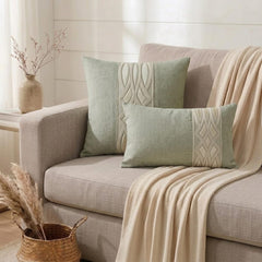 Gray Linen Throw Cushion Cover - Gray Reverie