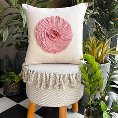 Vintage Lust - Pink Suede Decorative Euro Sham