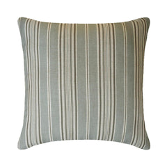 Blue Linen Throw Cushion Cover - Blue Haven Stripes