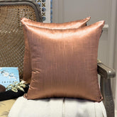Copper Luxury Throw Cushion Cover