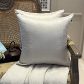 Light Gray Luxury Throw Cushion Cover