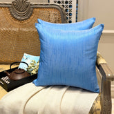 Light Blue Luxury Throw Cushion Cover