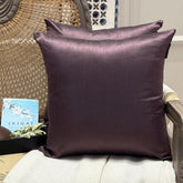 Dark Plum Luxury Throw Cushion Cover