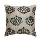 Narrative - Gray Jacquard Silk Throw Cushion Cover