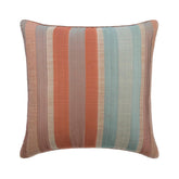 Rusty Stripeness - Rust Jacquard Silk Throw Cushion Cover