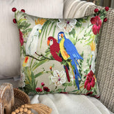 Cockatoo Carnival Throw Cushion Cover