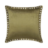 Sage Green Crystal Palace - Sage Green Velvet Throw Pillow Cover