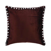 Choco Crystal Palace - Chocolate Brown Velvet Throw Pillow Cover