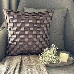 Musical Harmony - Gray Faux Suede Decorative Euro Sham