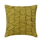 Green Eyed - Green Cotton Linen Throw Pillow Cover