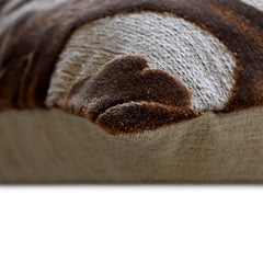 Copper Velvet Throw Cushion Cover - Copper Strokes