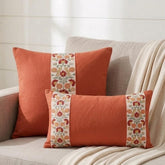 Coral Meadow Lumbar Cushion Cover