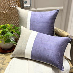 Purple Silk Essence - Purple Silk Lumbar Cushion Cover
