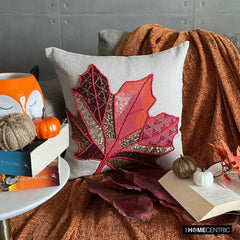 Changing Maple Throw Pillow Cover