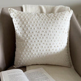 Snow Queen - White Art Silk Decorative Euro Sham
