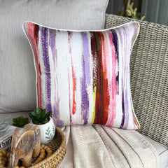Ink Paint - Multicolor Cotton Decorative Euro Sham