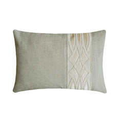 Gray Linen Lumbar Cushion Cover - Gray Grace