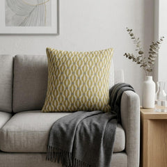 Chartreuse Linen Lumbar Cushion Cover - Mesa Totem Lumbar