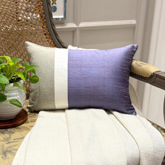 Purple Silk Essence - Purple Silk Lumbar Cushion Cover
