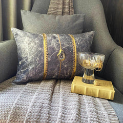 Solar Quartz Grey Lumbar Pillow Cover
